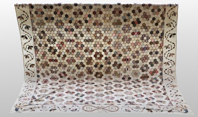 Lot 2066 - Early 19th Century Patchwork Bedcover,...