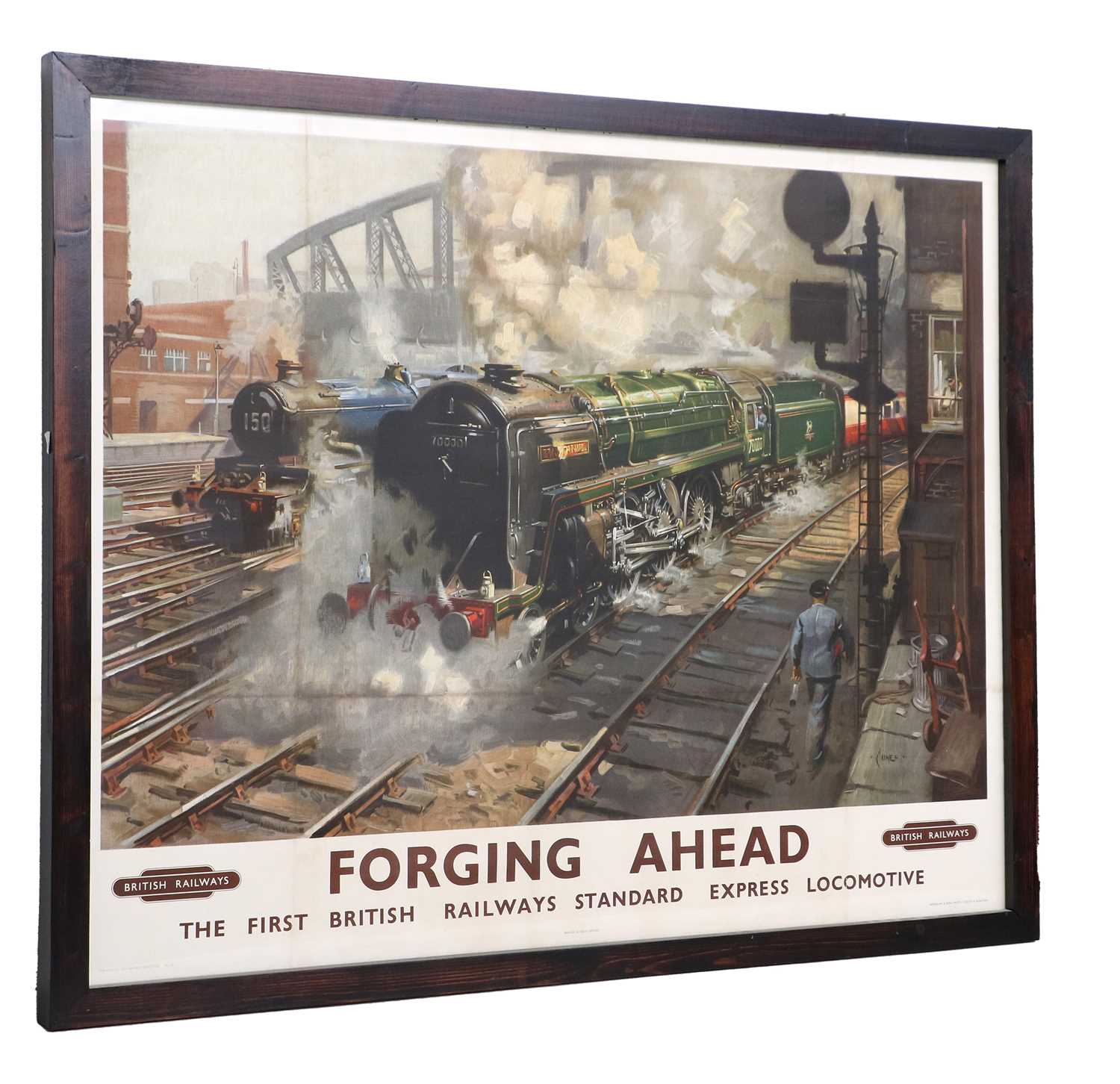 Lot 618 - After Terence Cuneo: A Framed British Railways...