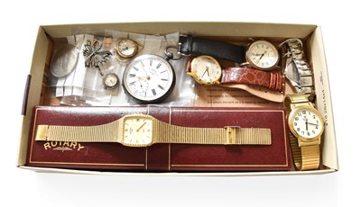 Lot 448 - A Quantity of Watches, including Seiko, Rotary,...