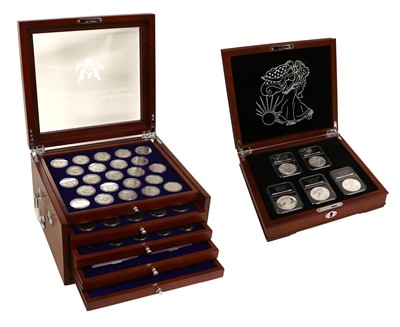 Lot 143 - The Complete Set of American Eagle Silver...