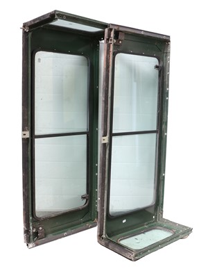 Lot 553 - Landrover Spares: A Pair of Glazed Side Panels...