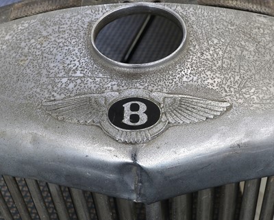 Lot 541 - A Vintage Bentley Car Radiator, with enamelled...