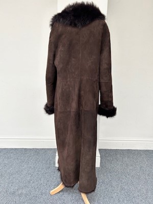 Lot 1008 - Celtic Sheepskin Dark Brown Shearling Full...