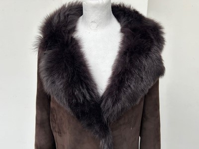 Lot 1008 - Celtic Sheepskin Dark Brown Shearling Full...