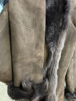 Lot 1008 - Celtic Sheepskin Dark Brown Shearling Full...