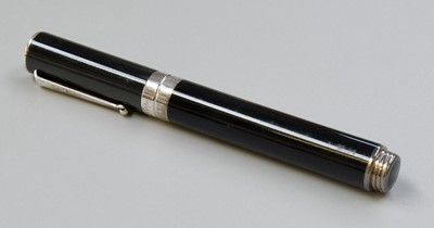 Lot 90 - A Montegrappa Silver and Silver Plate Mounted...