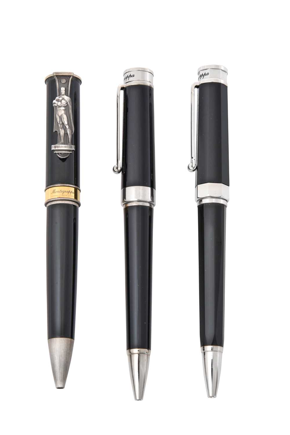 Lot 88 - Three Montegrappa Ballpoint-Pens, comprising a...