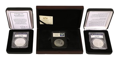 Lot 139 - Assorted USA Silver Dollar Presentation Sets,...