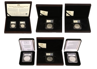 Lot 139 - Assorted USA Silver Dollar Presentation Sets,...