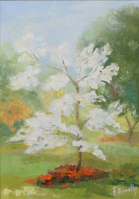 Lot 1139 - F. Groelly (Contemporary) Tree in blossom...