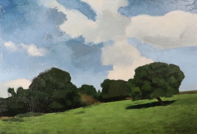 Lot 1111 - Moira Metcalfe (Contemporary) Landscape with...