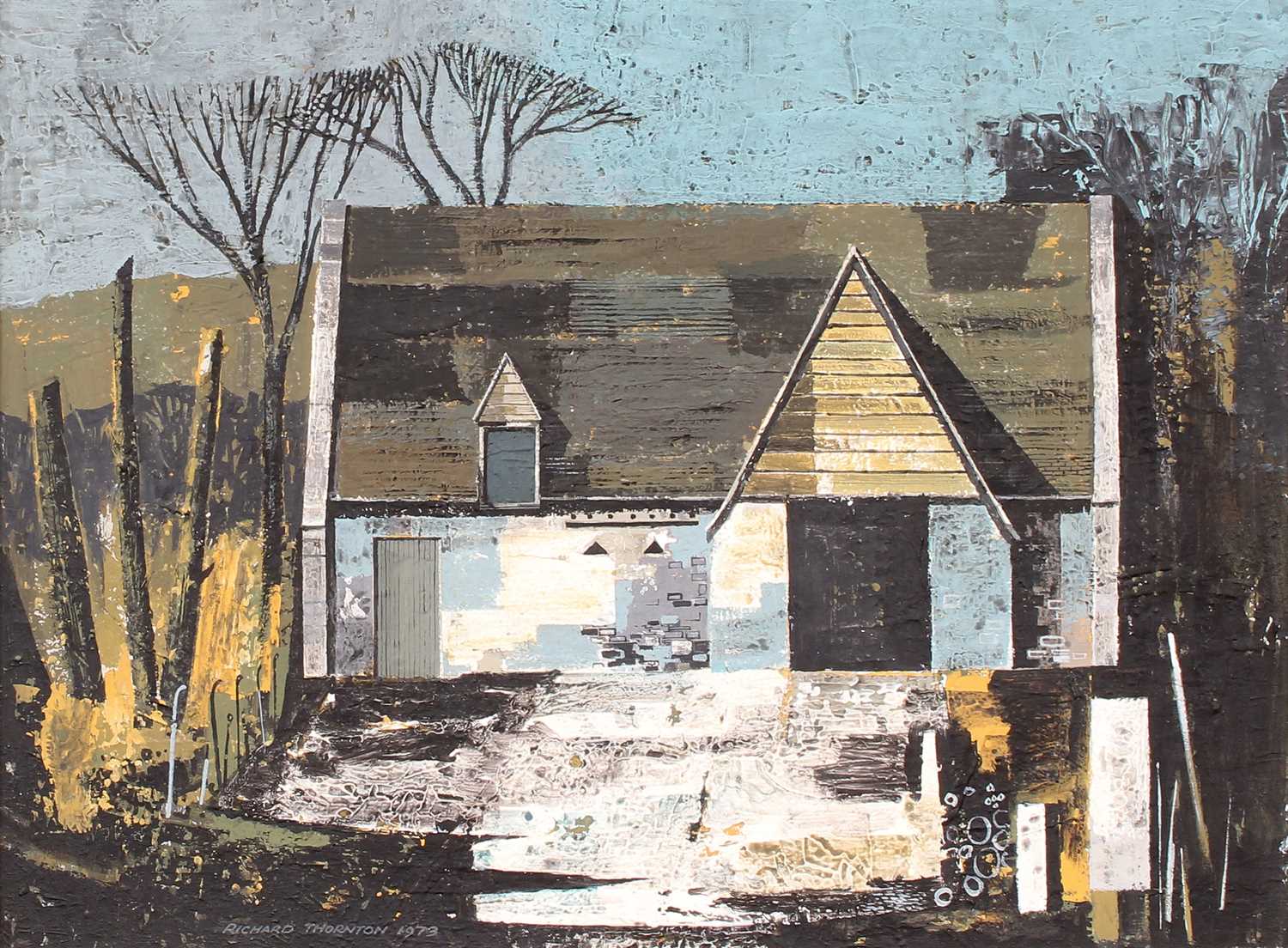 Lot 1020 - Richard Thornton (20th Century) 
"Barn, Stow...