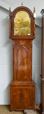 Lot 1386 - A Mahogany Eight Day Longcase Clock, early...