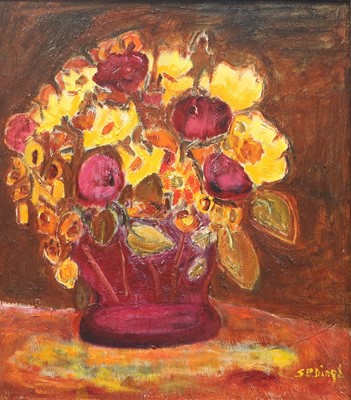 Lot 1117 - Stephanie Dingle (1926-2017) "Summer Blooms"...