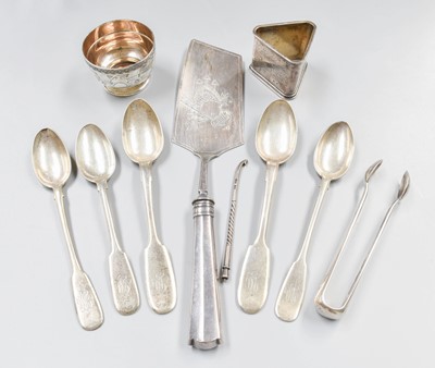 Lot 85 - A Group of Assorted Russian Silver, including...