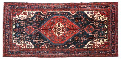 Lot 563 - Hamadan Carpet of Unusual Size Iranian...