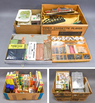 Lot 3426 - Various N Gauge Unmade Lineside Kits