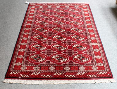 Lot 1299 - Afghan Tekke Rug, the raspberry field with...