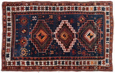 Lot 755 - Kazak Rug Central Caucasus, 1890 The deep...