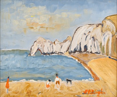 Lot 563 - Stephanie Dingle (1926-2017) "Étretat" Signed,...