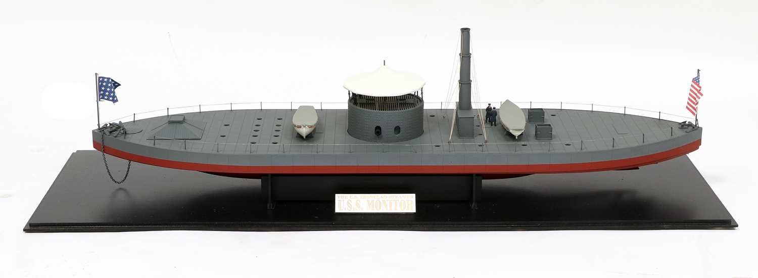 Lot 640 - USS Monitor Scale Model