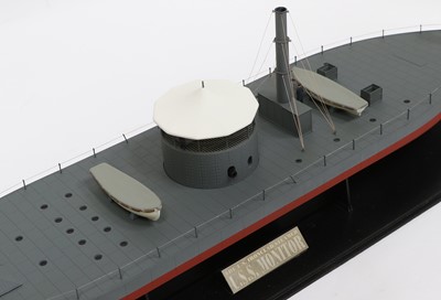 Lot 640 - USS Monitor Scale Model