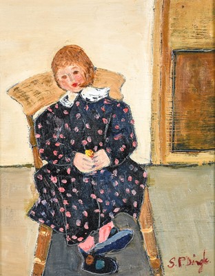 Lot 1004 - Stephanie Dingle (1926-2017) "Little Girl Pink...