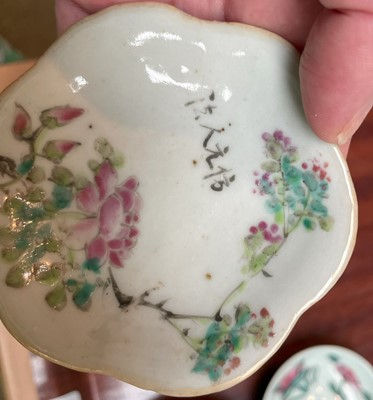 Lot 148 - A Chinese Porcelain Footed Dish, Tongzhi,...