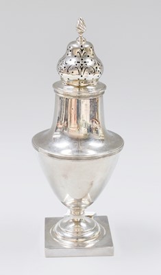 Lot 64 - An Edward VII Silver Caster, by Nathan and...