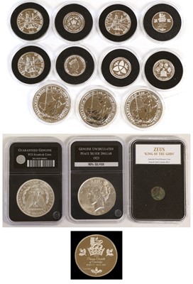 Lot 149 - Mixed Lot of Silver Coinage, to include; 3x UK...