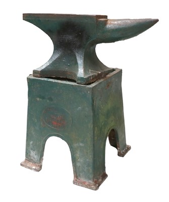 Lot A Traditional Steel Anvil, stamped Soderfor,...