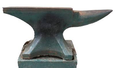 Lot 543 - A Traditional Steel Anvil, stamped SODERFOR...