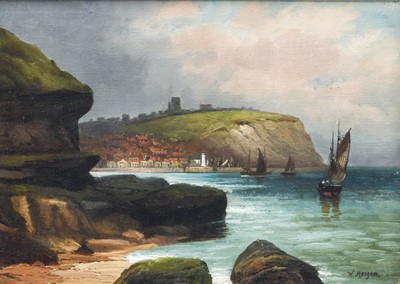 Lot 489 - Walter Meegan (1859-1944) "Scarborough" Signed,...