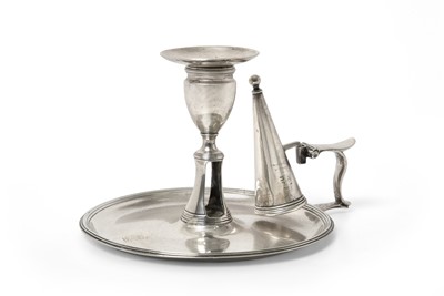 Lot 2208 - A George III Silver Chamber-Candlestick