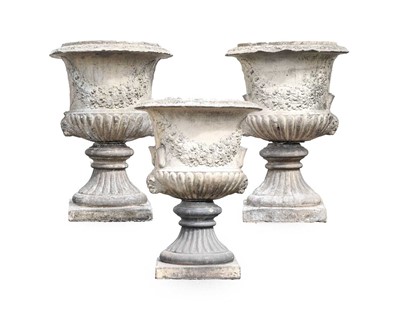 Lot 456 - A Set of Three 19th Century Terracotta Campana...