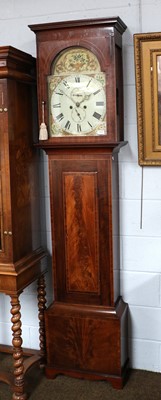 Lot 1372 - A Mahogany Eight Day Longcase Clock, early...