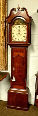 Lot 1446 - An Oak and Mahogany Eight Day Longcase Clock,...