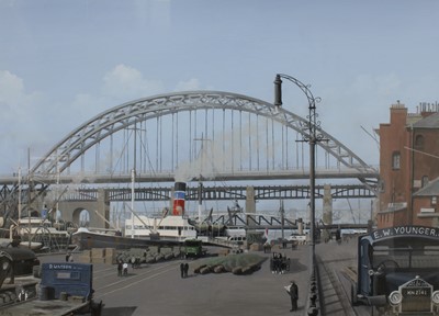 Lot 1152 - K* R* (20th Century) The Tyne Bridge,...