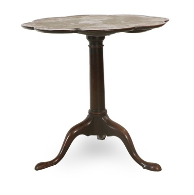 Lot 192 - A Mahogany Tripod Table, the moulded top...