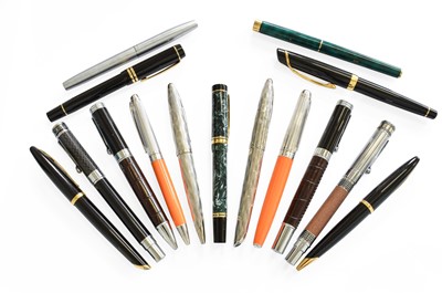 Lot 53 - A Collection of Pens, including fountain pens,...