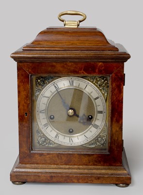 Lot 207 - A Mahogany Chiming Mantel Clock, early 20th...