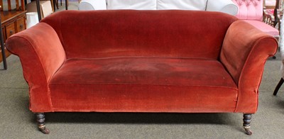 Lot 1409 - A Victorian Drop Arm Chesterfield Two Seat...