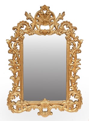 Lot 251 - A Reproduction Gilt Composition Mirror, in...