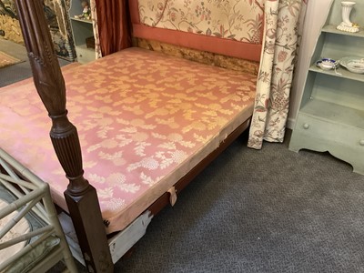 Lot 92 - A George III-Style Carved Mahogany Four-Poster...