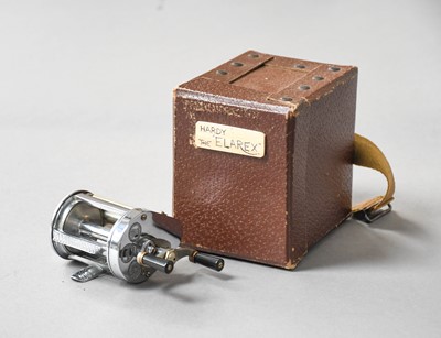 Lot 3130 - A Hardy Elarex in Rexine Box