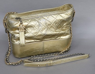Lot 2117 - Circa 2016 Chanel Gabrielle Hobo Chanel Gold...