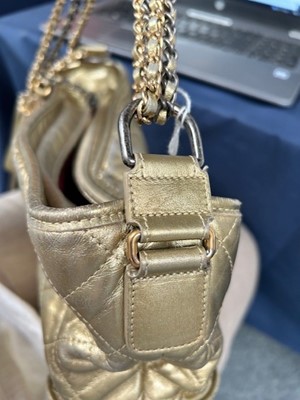 Lot 2117 - Circa 2016 Chanel Gabrielle Hobo Chanel Gold...