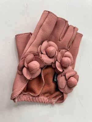 Lot 1045 - Pair of Chanel Pale Pink Soft Leather...