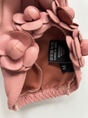 Lot 1045 - Pair of Chanel Pale Pink Soft Leather...