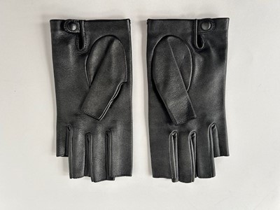 Lot 1046 - Pair of Chanel Black Soft Leather Fingerless...